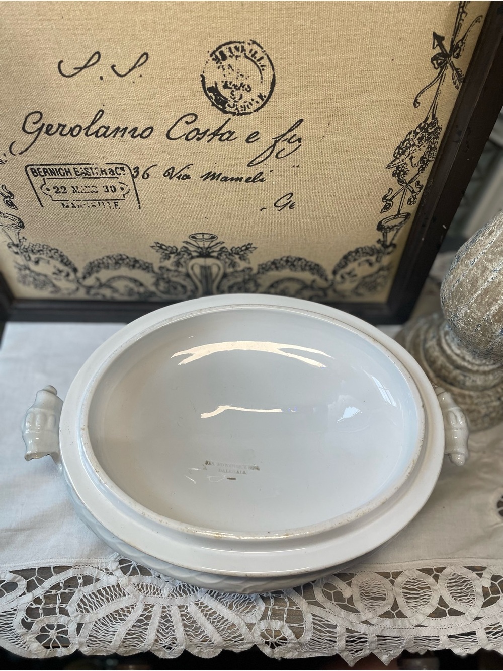 serving bowl French Country decor
Late 1800’s - early 1900 era ironstone - Picture 10 of 15